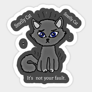 Smelly Cat Sticker